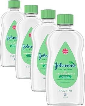 John Baby Oil Aloe & Vitamin E 591ml - Health & Care