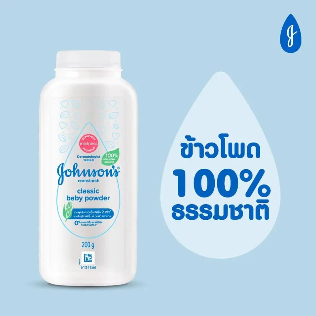 Johnson's Baby Powder 200g - Health & Care