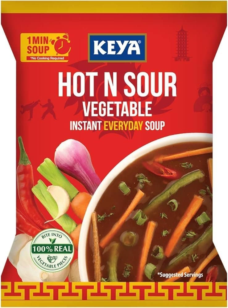 Keya Hot & Sour Veg Soup 52g - Ready-to-Cook