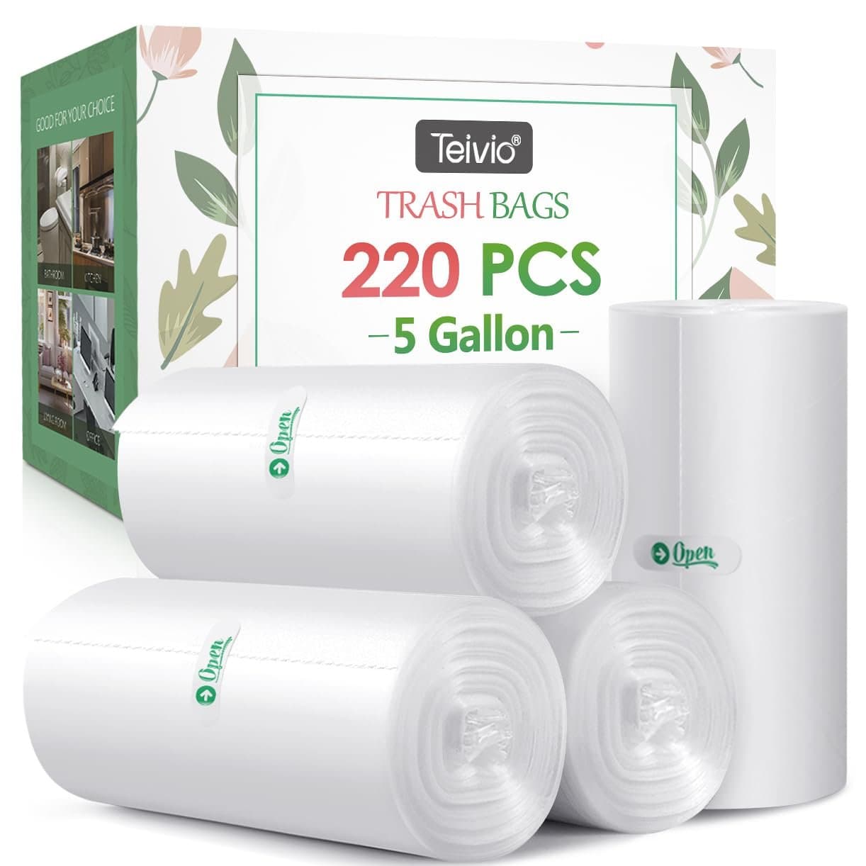 Kitchen Trash Bag 5.5 Gal 25pcs - Household