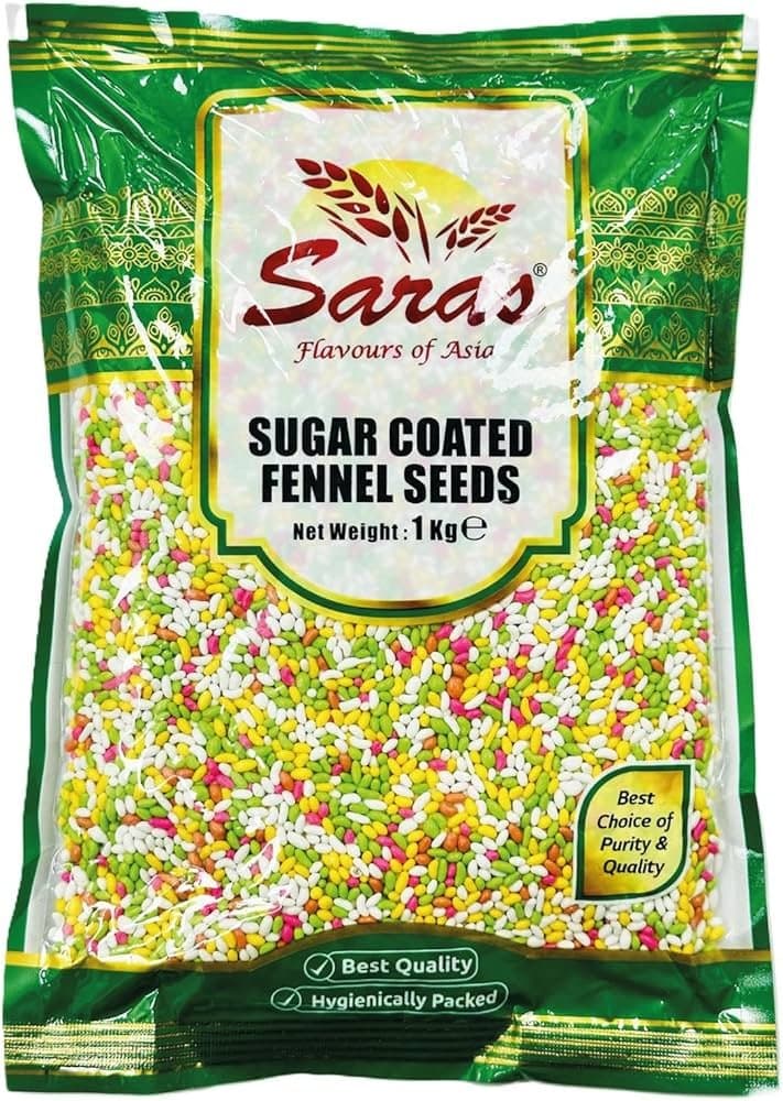 Kx Mukhwas Sugar Coated Fennel 200g - Snacks