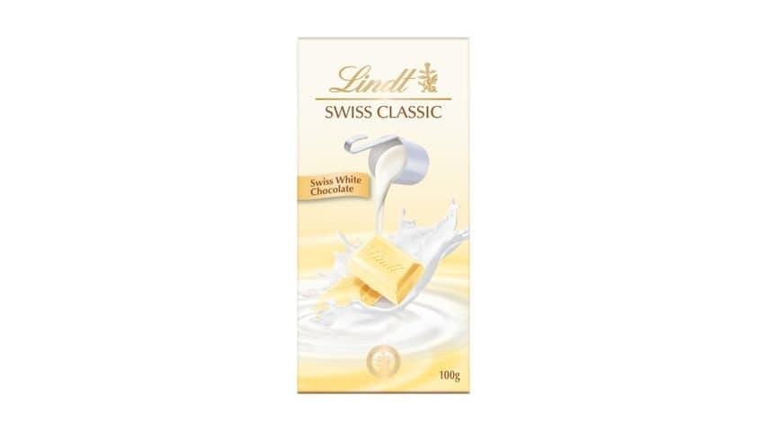 Lindt Swiss Classic White 100g - Snacks