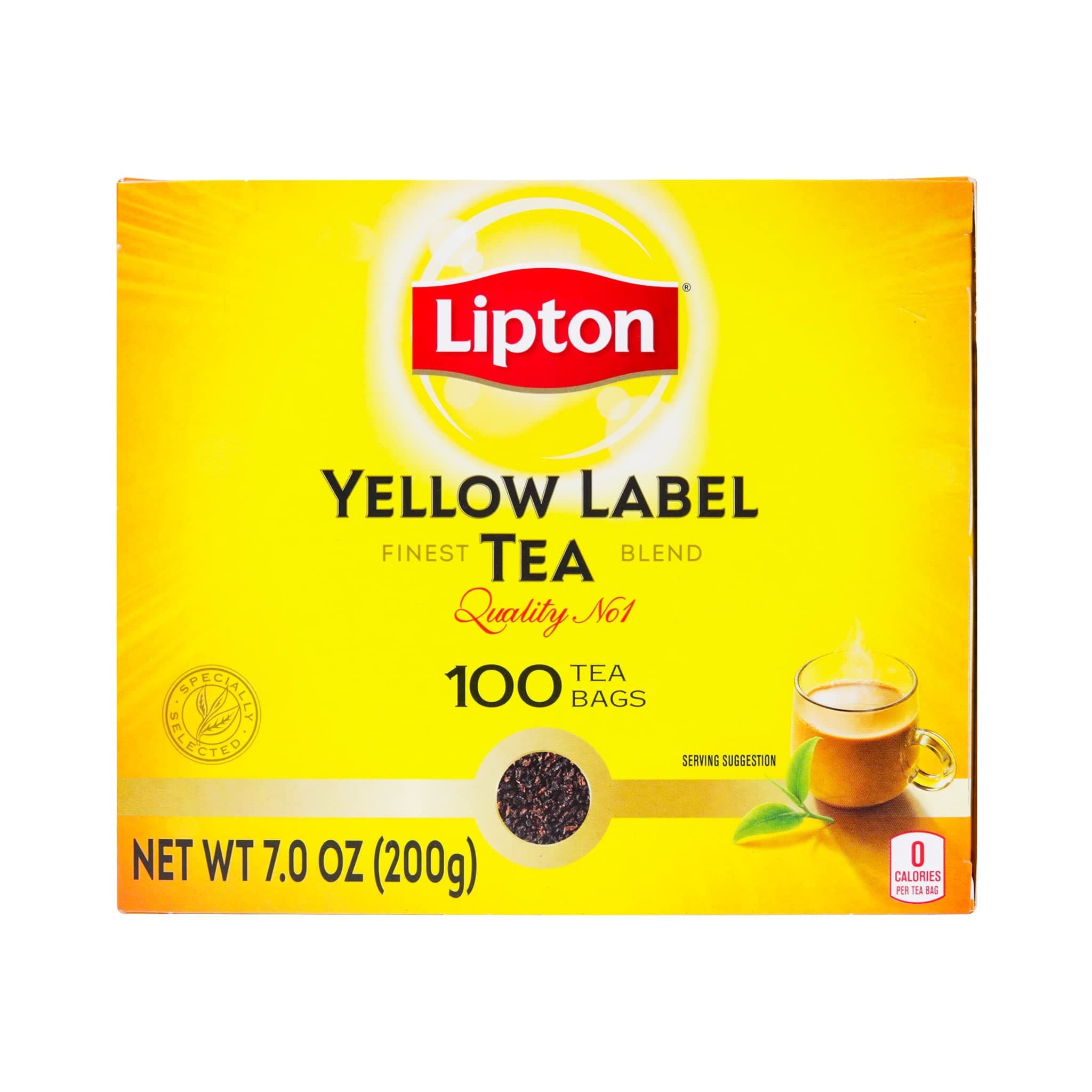 Lipton Yellow Label Tea 100 Tea Bags - Beverages