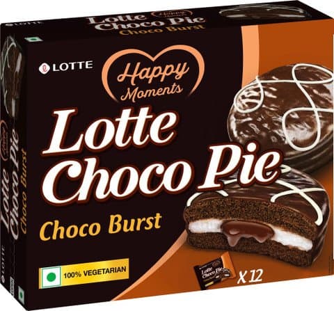 Lotte Choco Pie Choco Burst 12x28g - Snacks