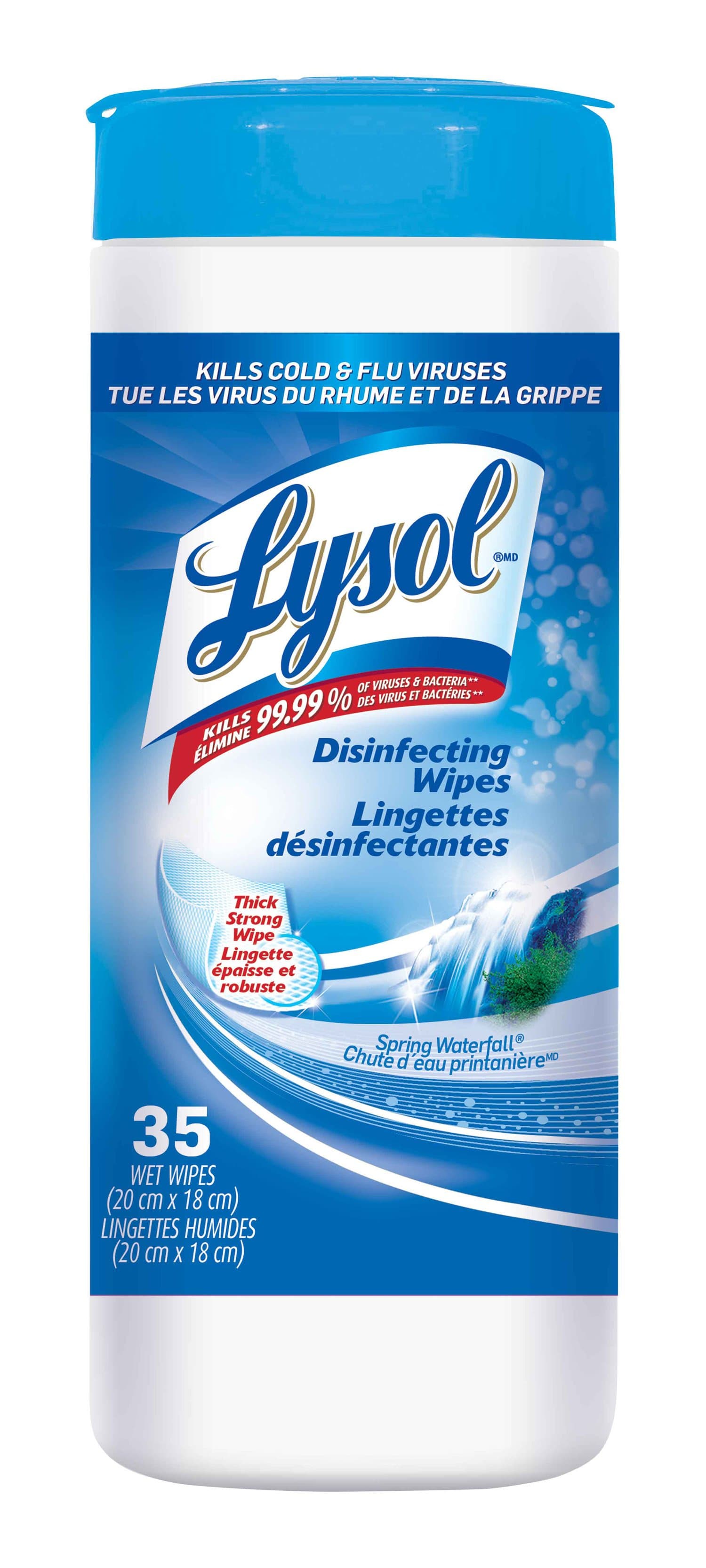 Lysol Disinfectant Wipes Spring 35pcs - Household