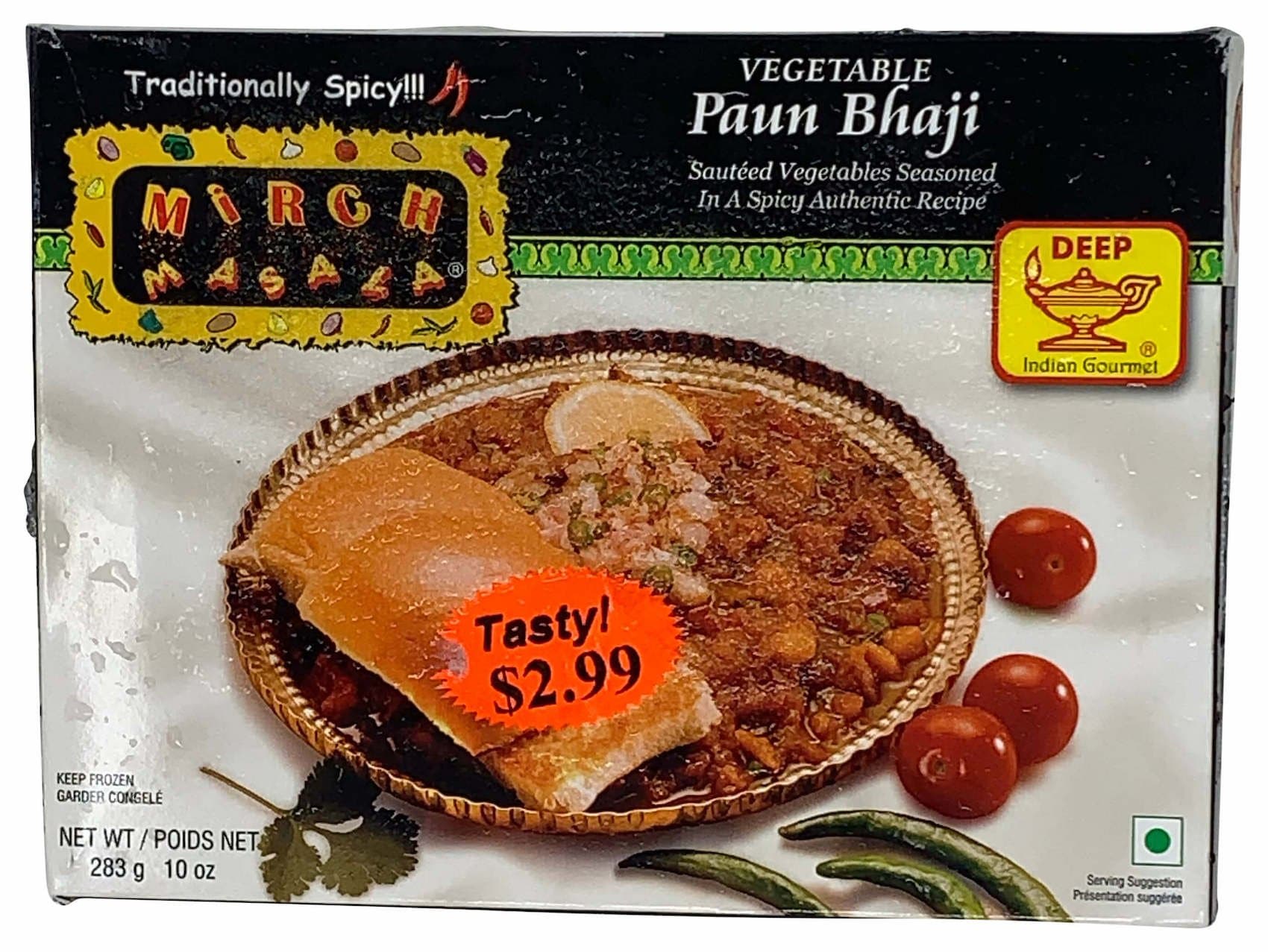 MIRCH MASALA Frozen Pav Bhaji 283g - Frozen