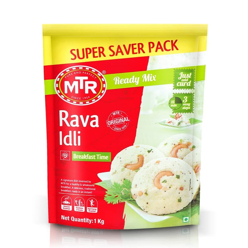 MTR Instant Rava Idli Mix 500g - Ready-to-Cook
