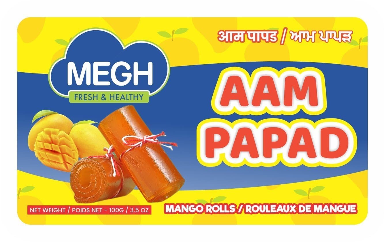 Megh Aam Papad 100g - Snacks