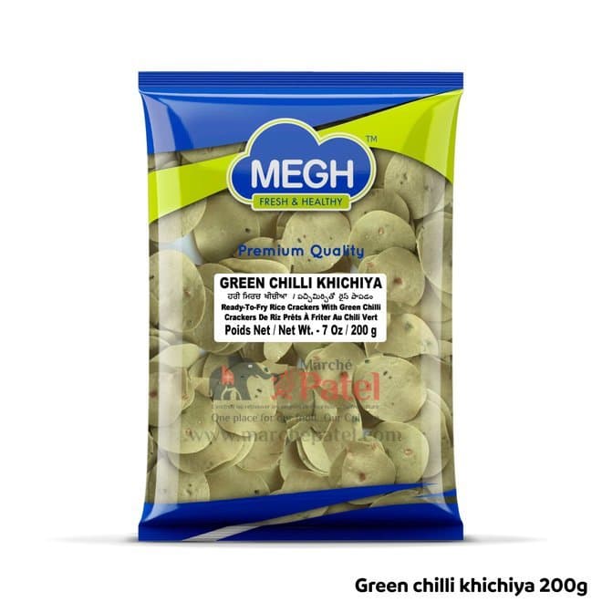 Megh Khichiya Mini Green Chilli 200g - Snacks