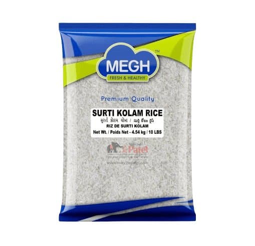 Megh Surti Kolam Rice 10lb - Flour & Grains