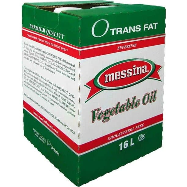 Messina Vegetable Oil 16L - Cooking Essentials