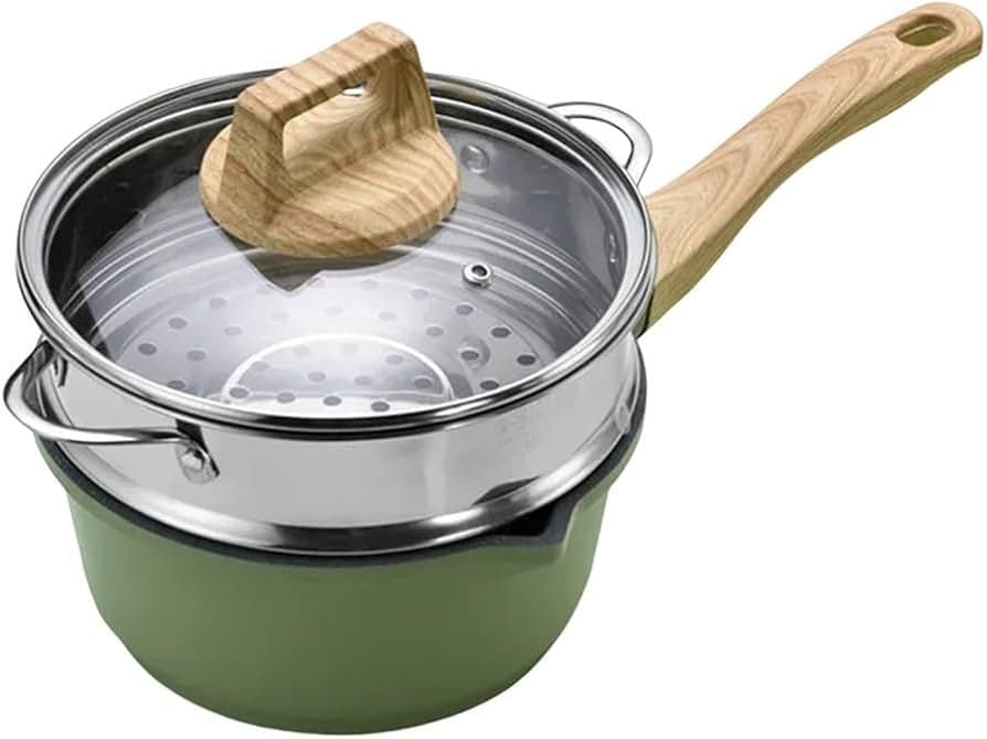 Milk Pan with Wooden Handle 18cm - Others