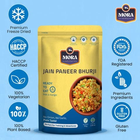 Mora Ready To Eat Paneer Bhurji 80g - Ready-to-Cook