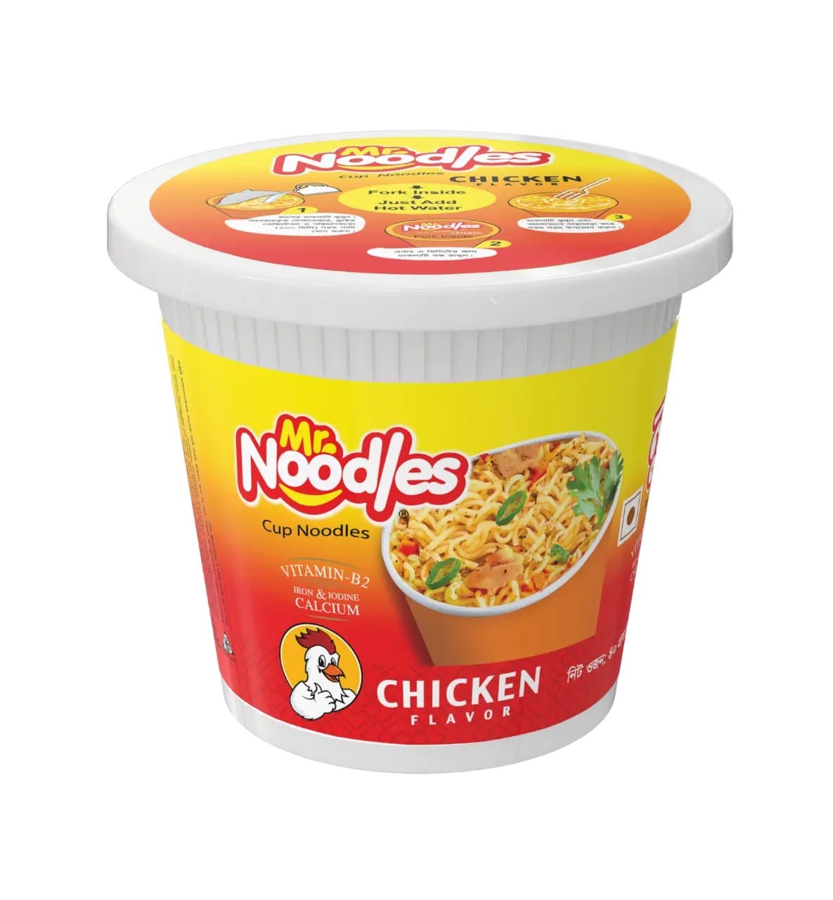 Mr. Noodles Chicken Cup 64g - Ready-to-Cook