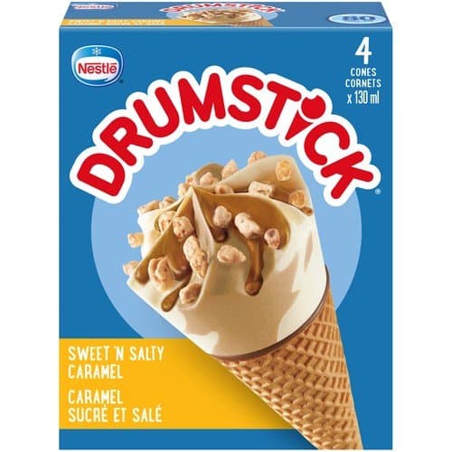 Nestle Cone Drum Sweet and Salted Caramel 180ml - Frozen
