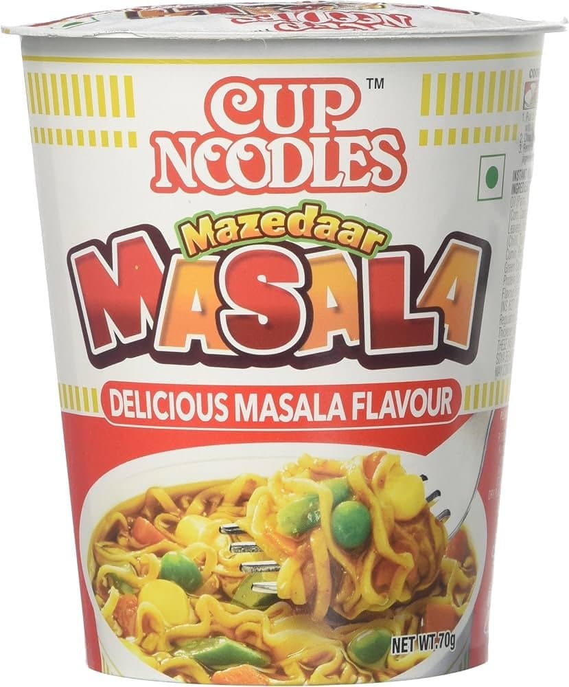 Nissin Mazedaar Masala Cup Noodles - Ready-to-Cook