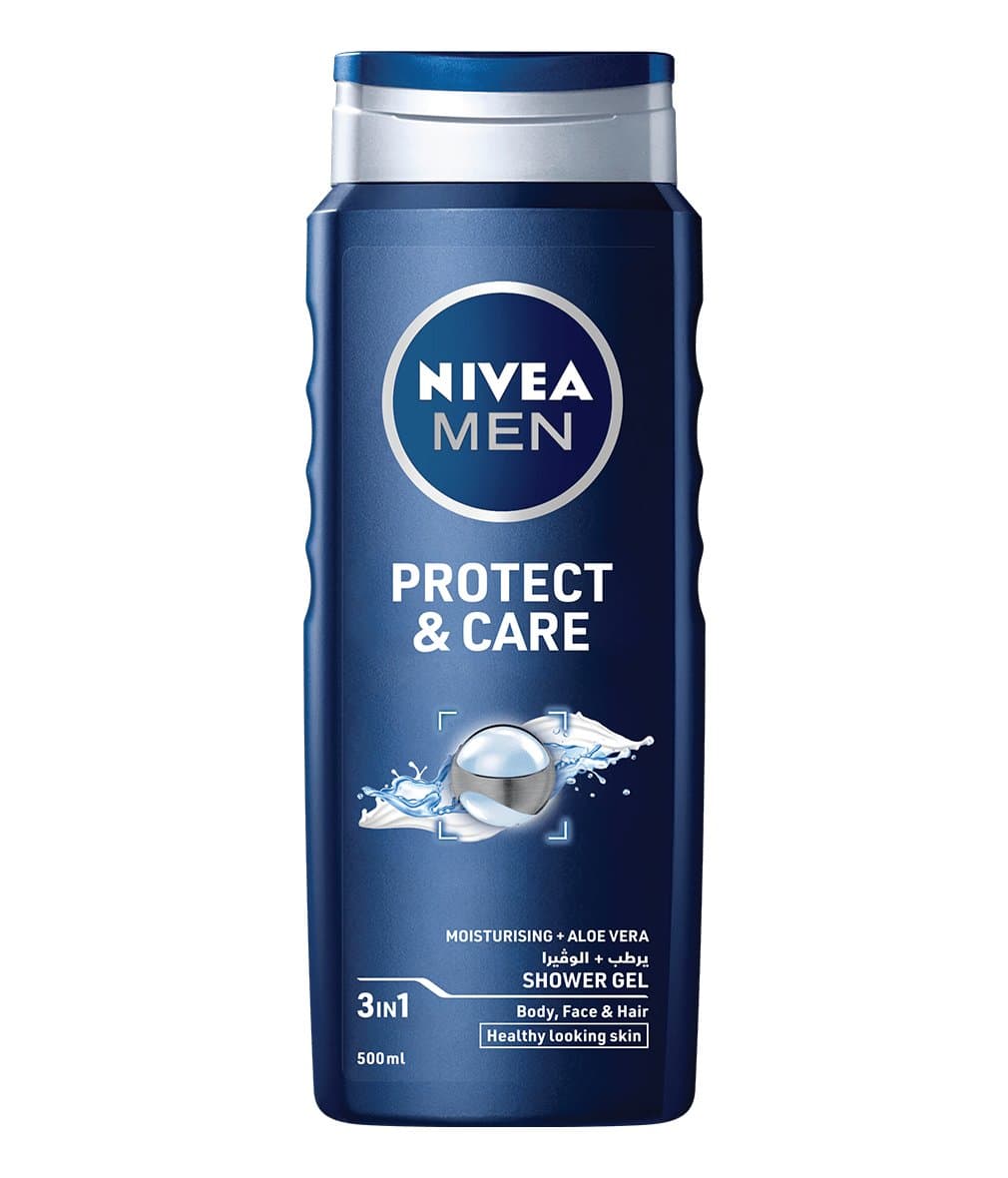 Nivea Men Protect & Care Body Wash 500ml - Health & Care