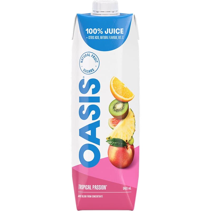 Oasis Juice Tropical Passion 960ml - Beverages
