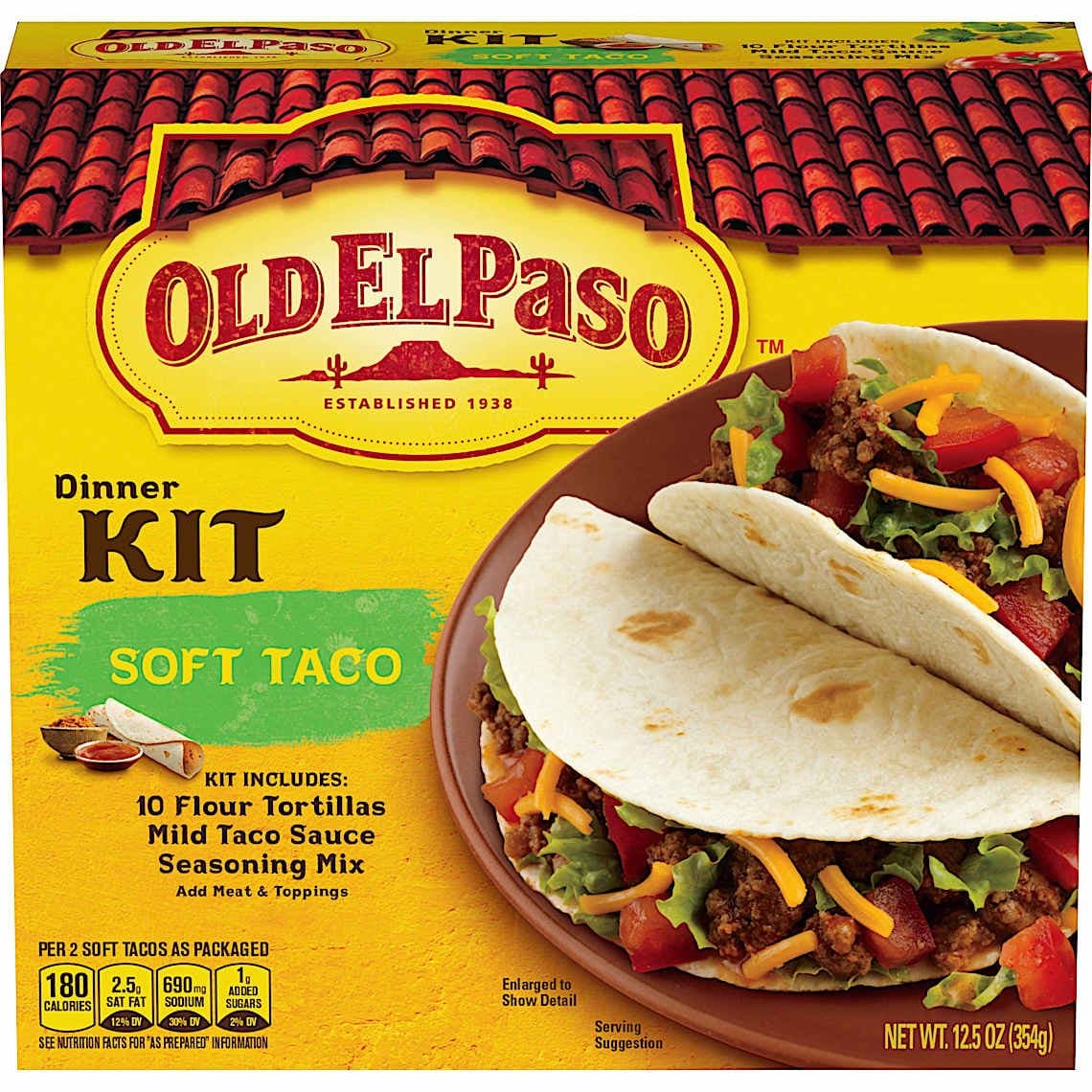 Old El Paso Dinner Kit Soft Taco 400g - Others