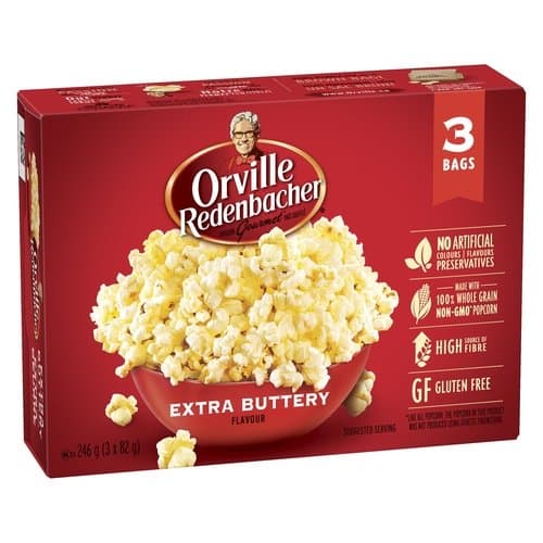 Orville Redenbacher Buttery Popcorn 246g - Snacks