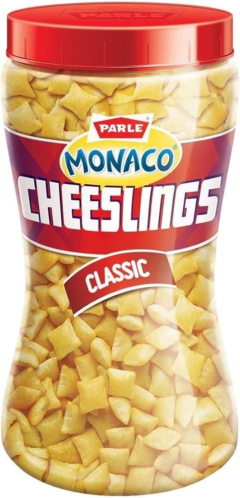 Parle Monaco Cheeselings 150g - Snacks