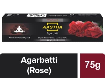 Patanjali Rose Agarbatti 75g - Household