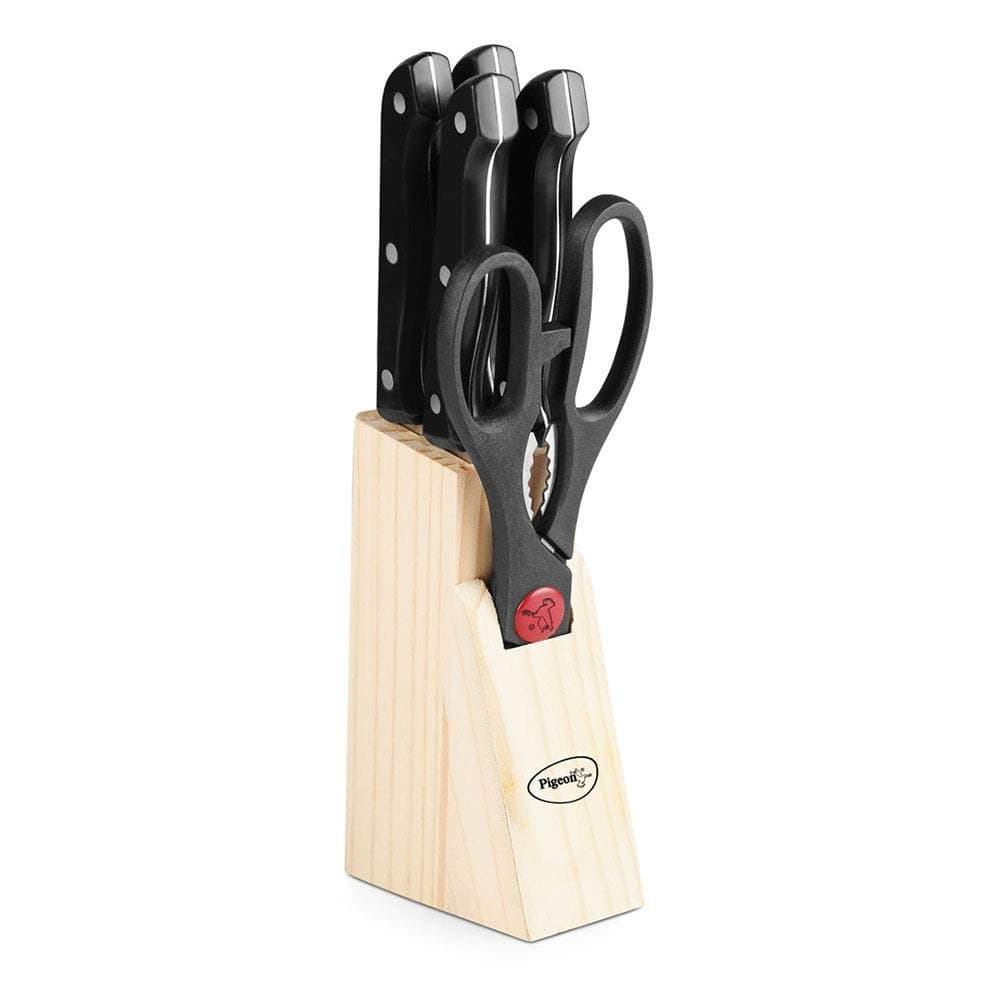 Pigeon 6pcs Knife Set with Scissor - KitchenReligious