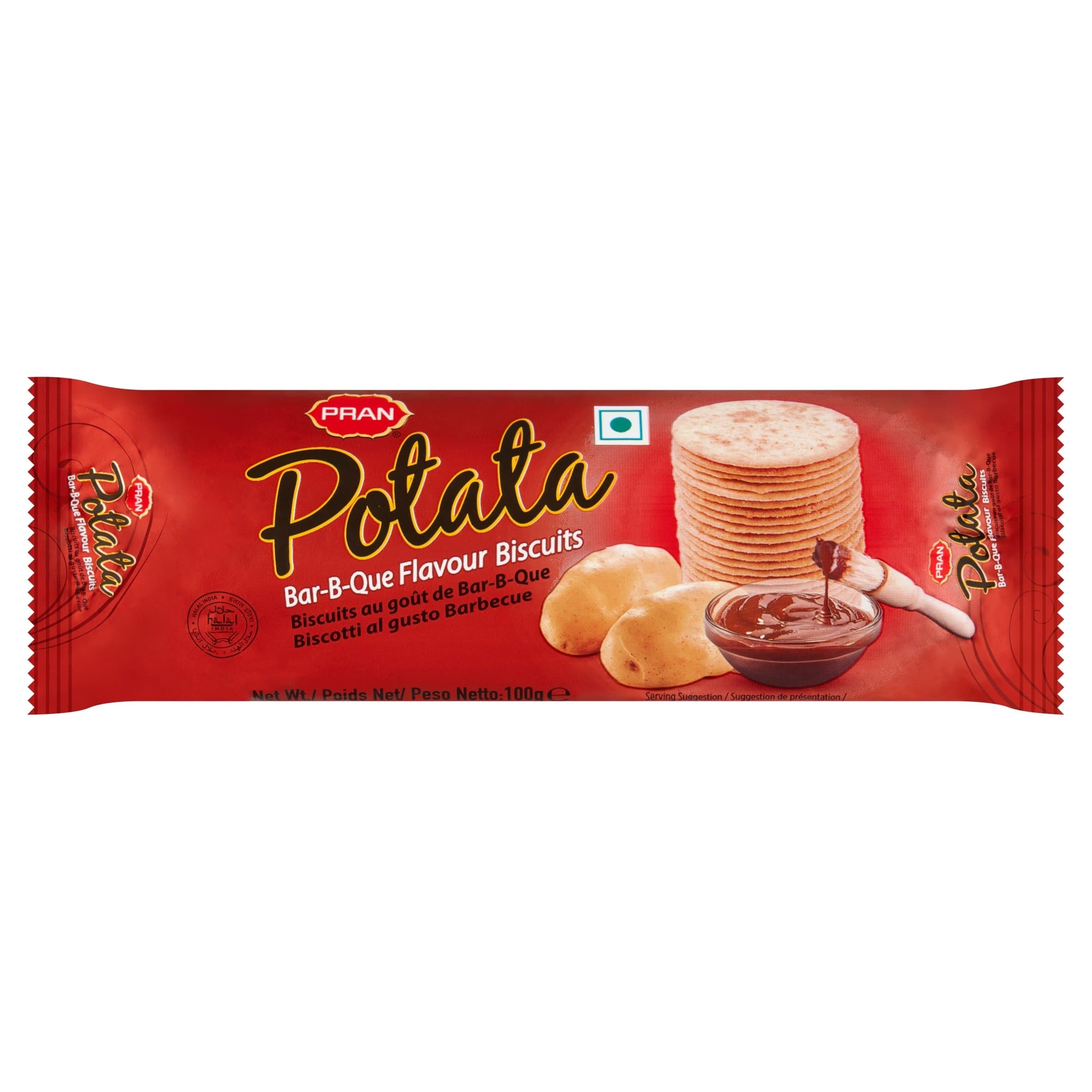 Pran Bakery BBQ Potato Biscuits 50g - Snacks