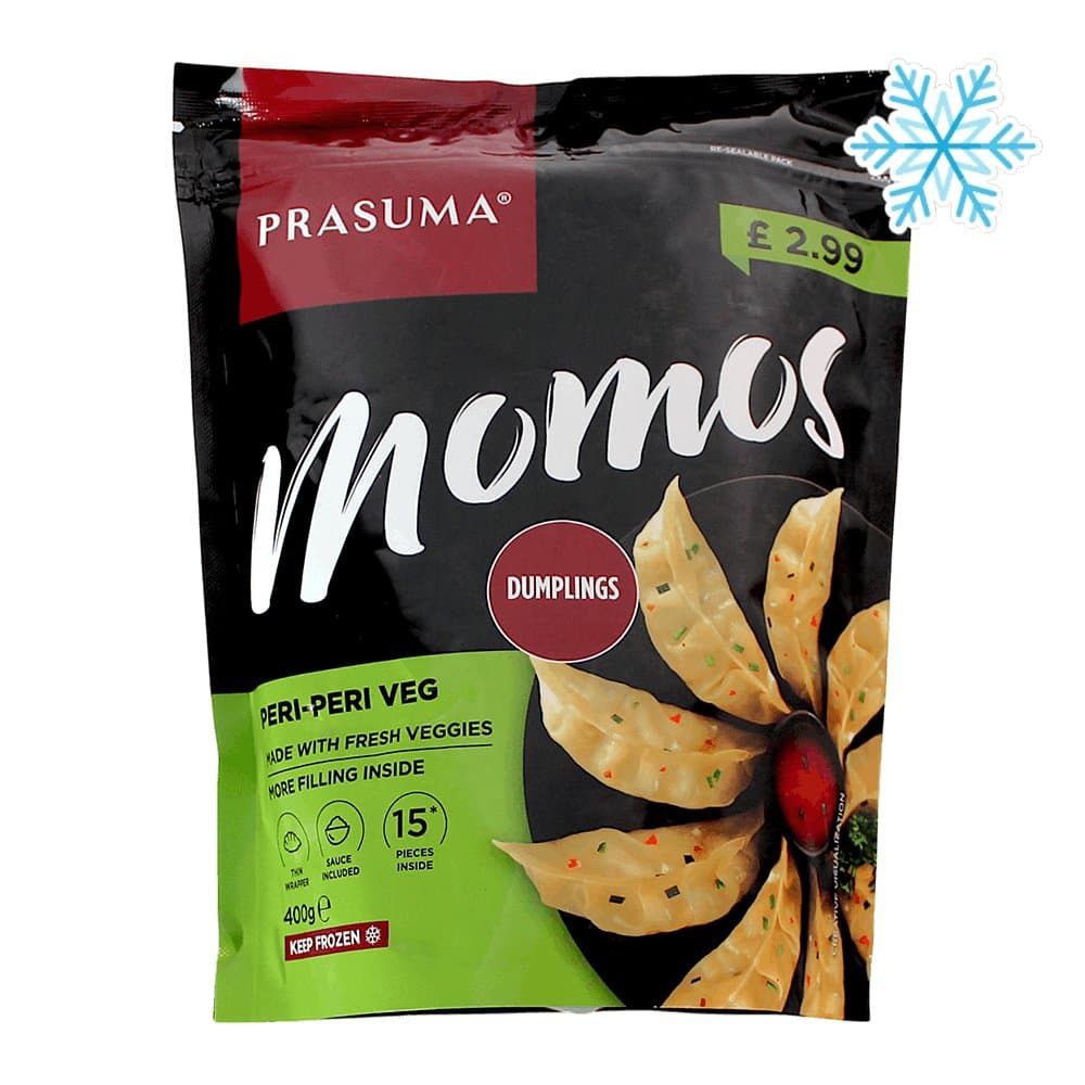 Prasuma Frozen Momos Classic Veg 400g - Frozen Foods