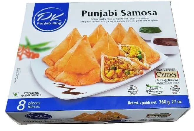 Punjab King Frozen Punjabi Samosa 8pcs - Frozen