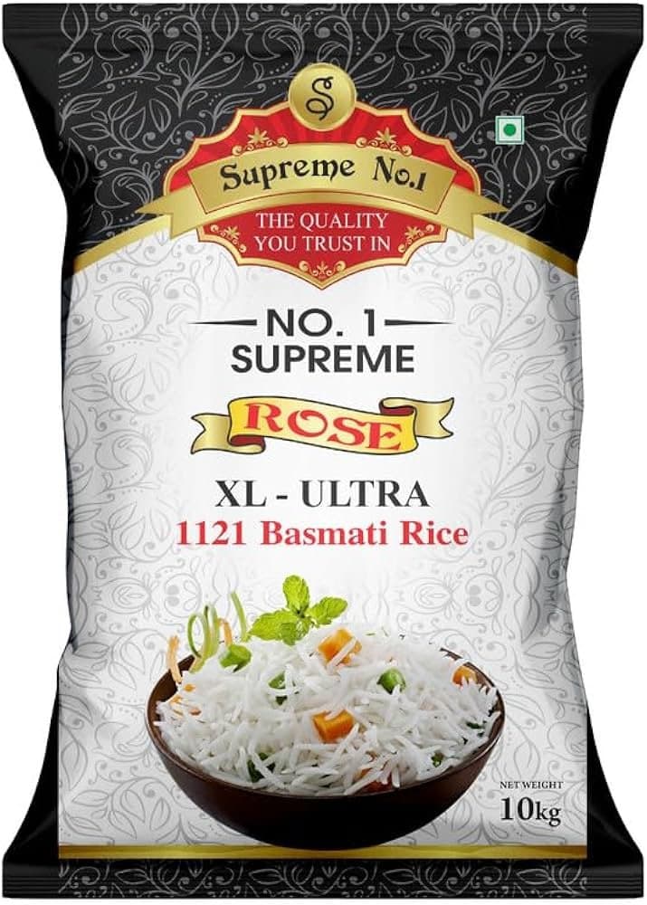 Qty Basmati Rice 1121 XL - Flour & Grains