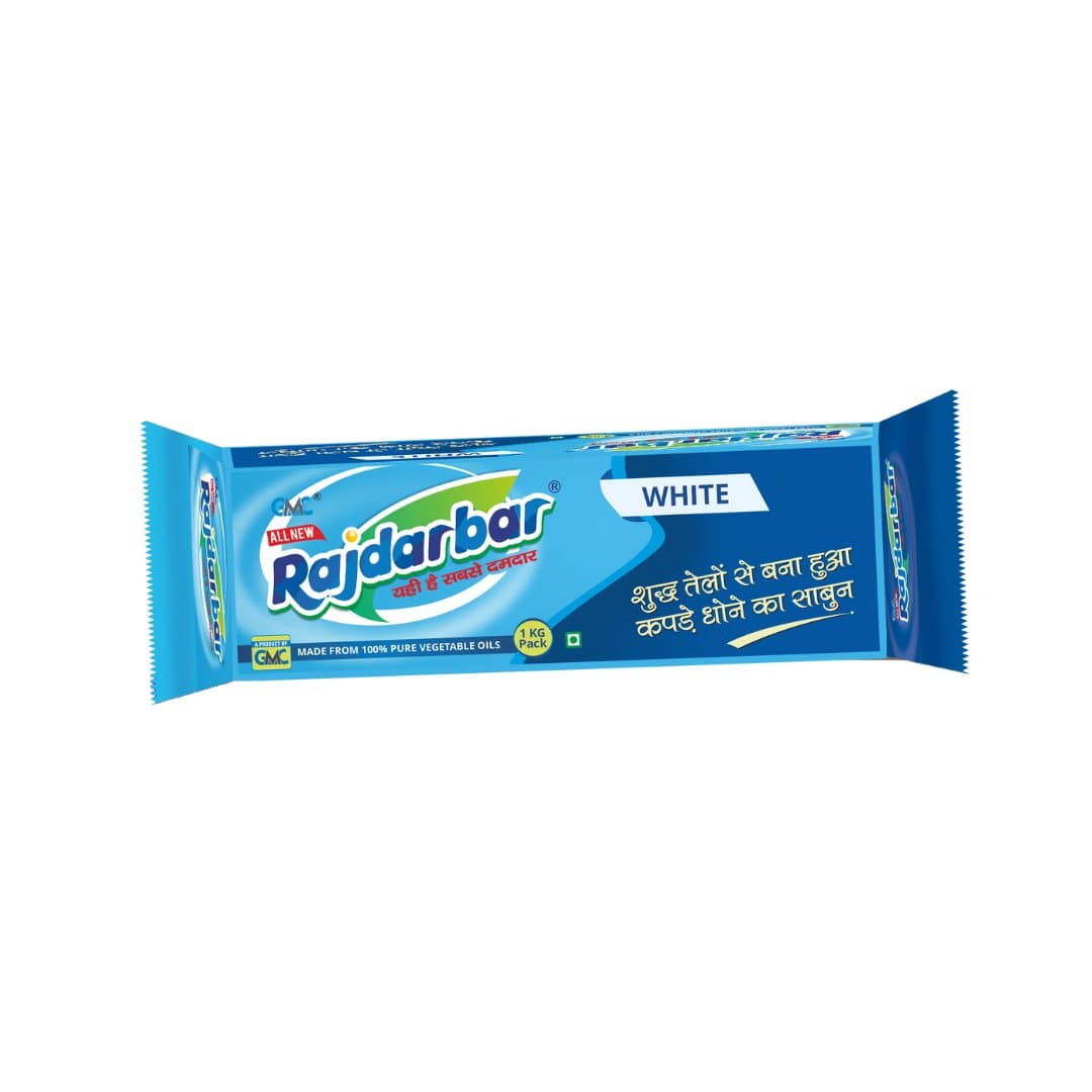 Rajdarbar White Soap 1kg - Household