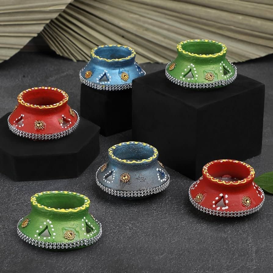 Rangoli Bottle Set - Pooja & Religious Items
