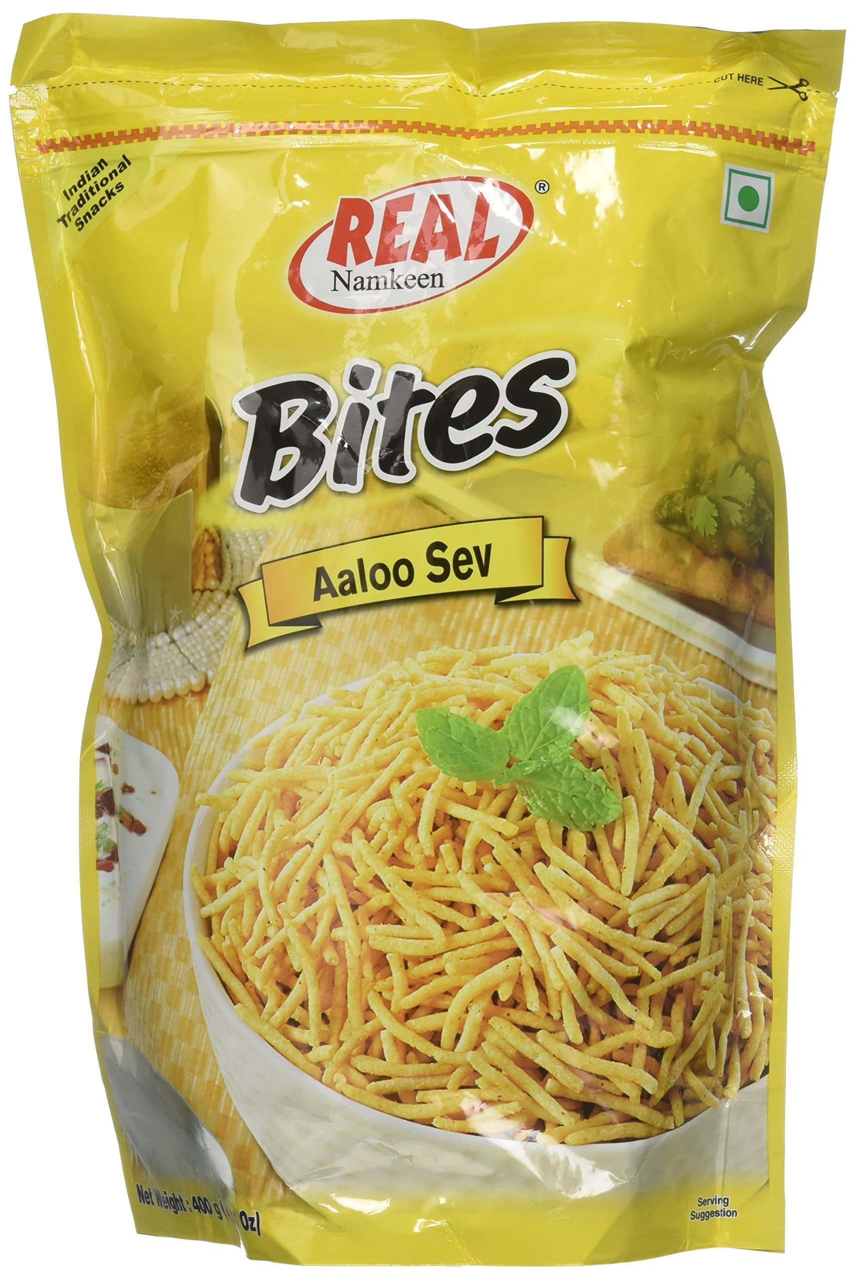 Real Snacks Aloo Sev 400g - Snacks