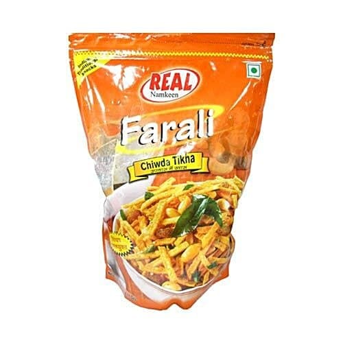 Real Snacks Farali Chivda Tikha 400g - Snacks