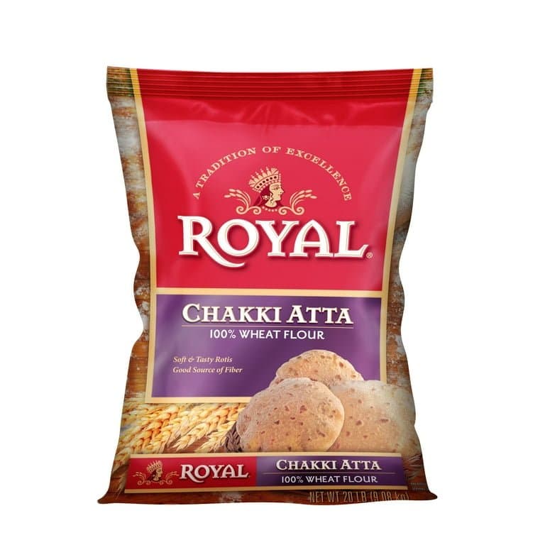 Royal Chakki Atta 20lb - Flour & Grains