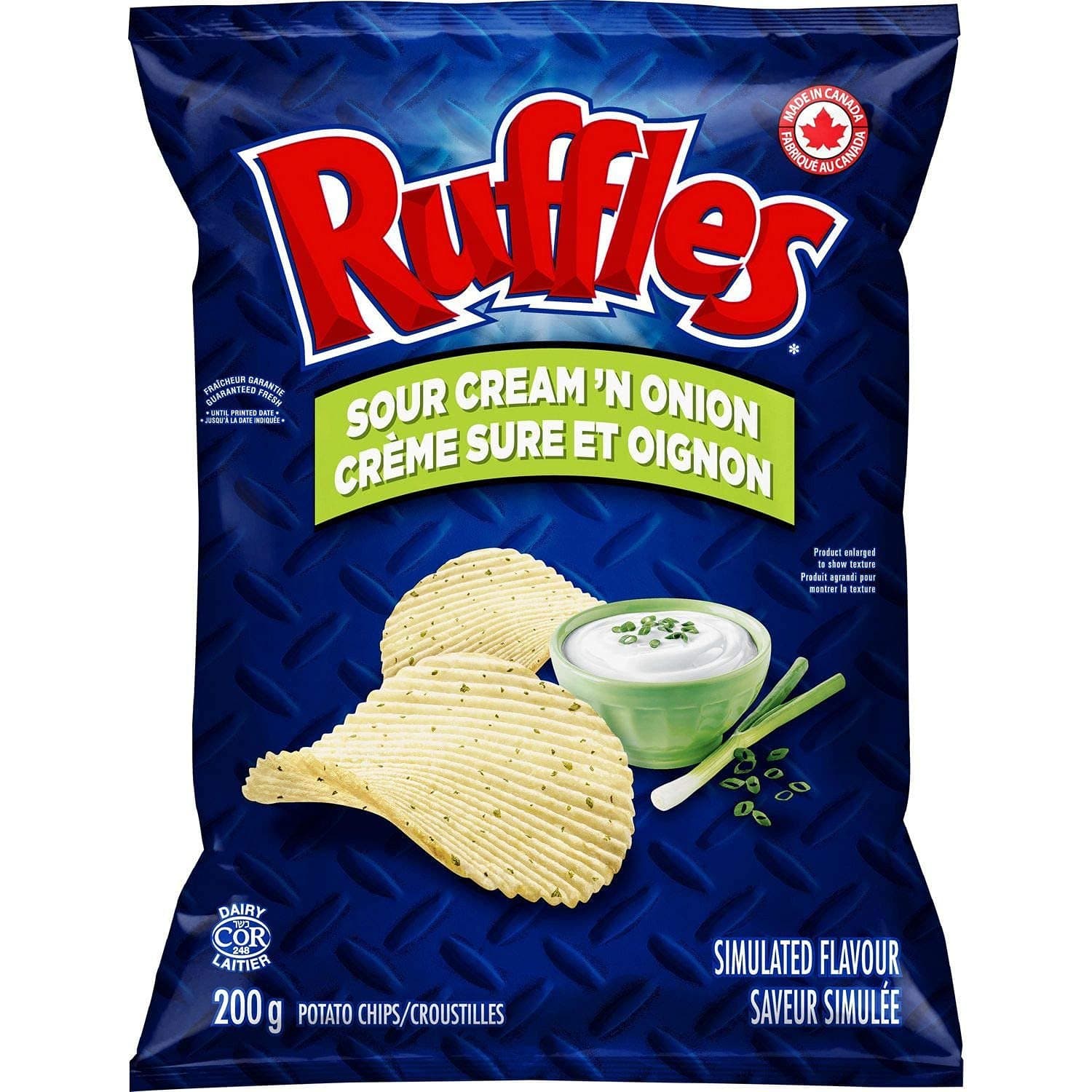 Ruffles Cream N Onion 60g - Snacks