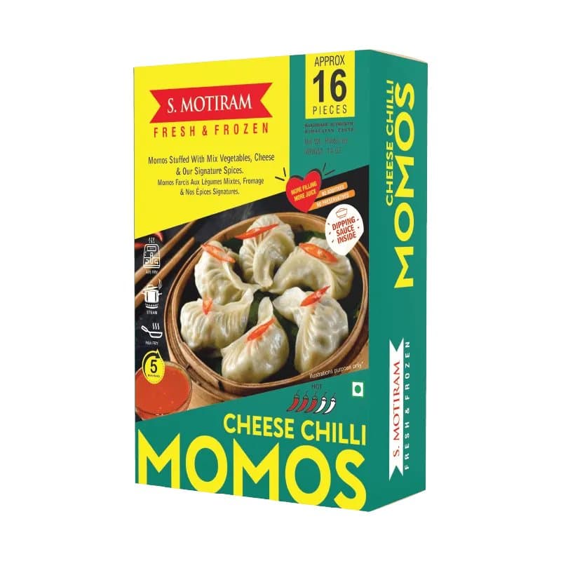 S MOTIRAM Frozen Momos Jain 400g - Frozen