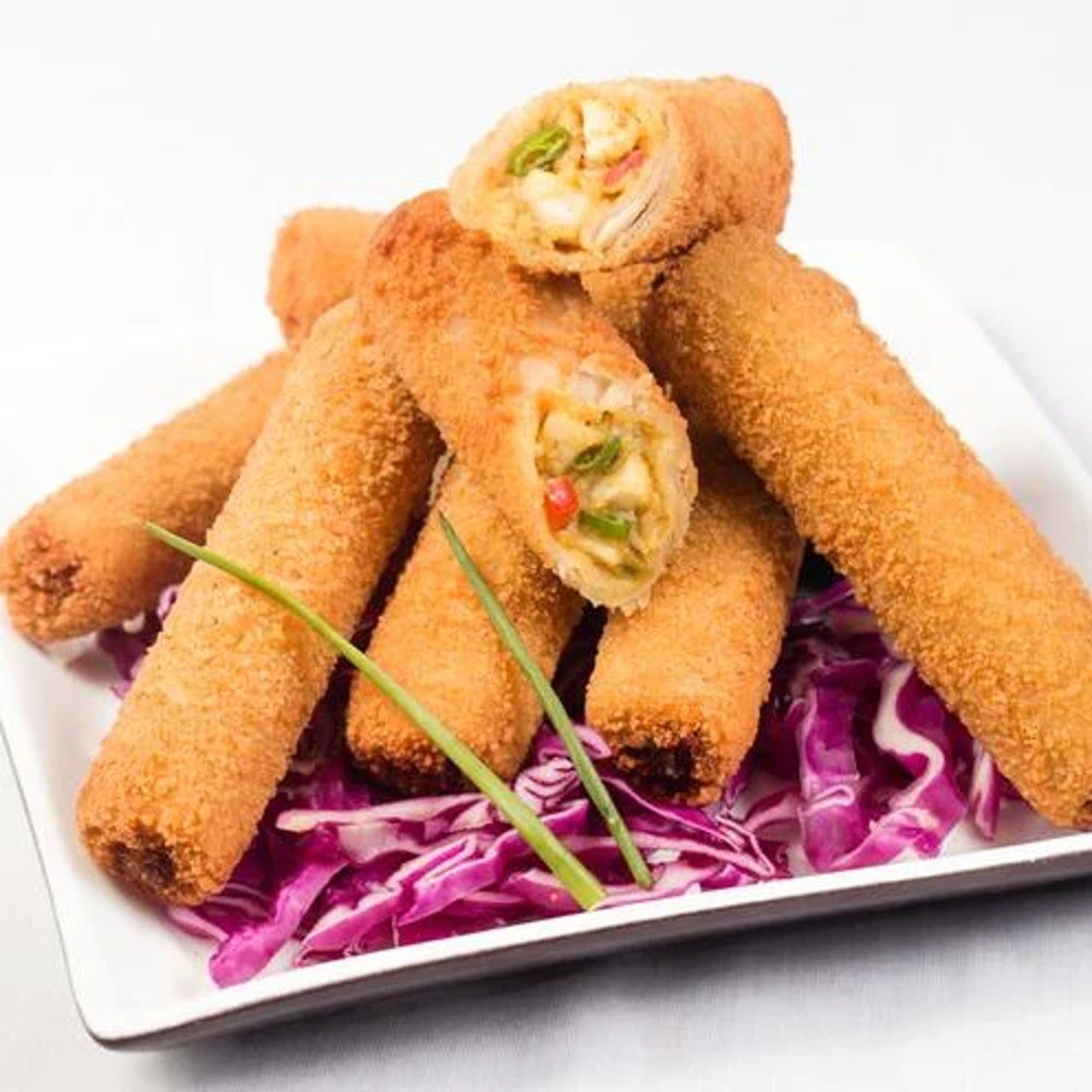 S MOTIRAM Frozen Spring Roll Cheese Paneer 400g - Frozen