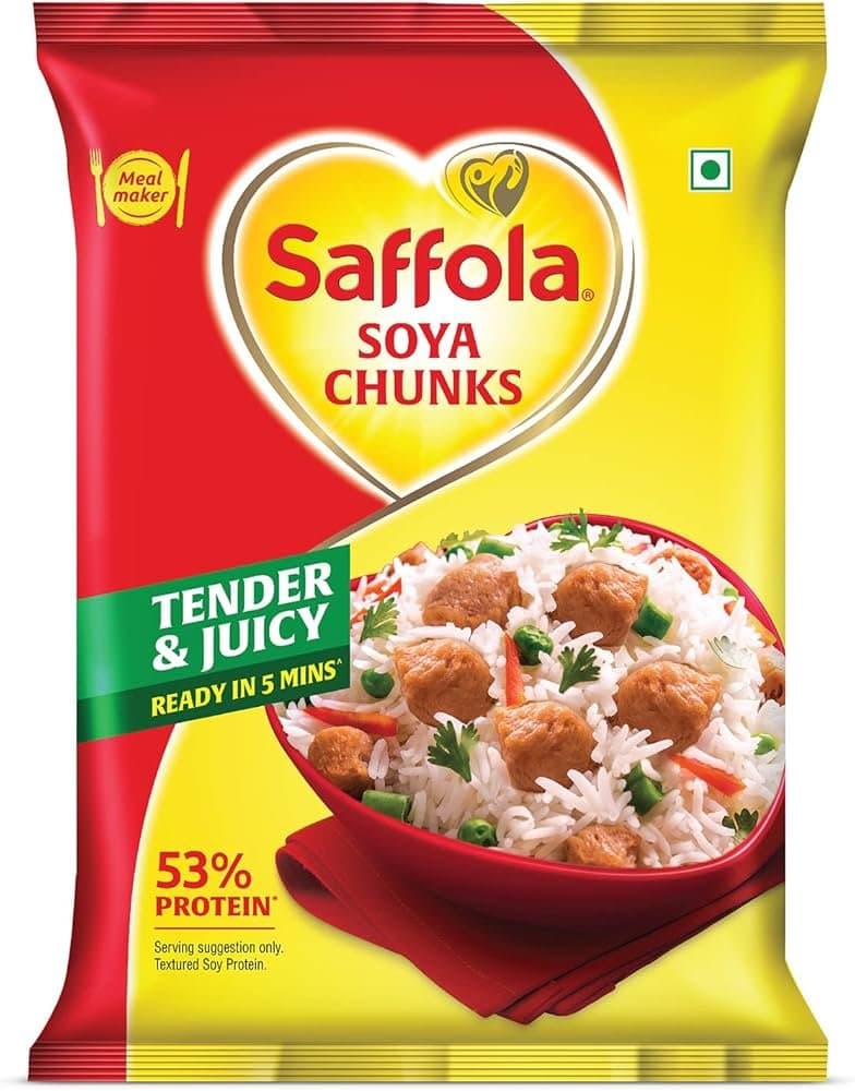 Saffola Soya Chunks 400g - Pulses