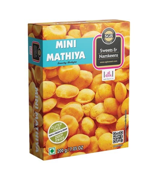 Sgb Snacks Mini Mathiya 200g - Snacks