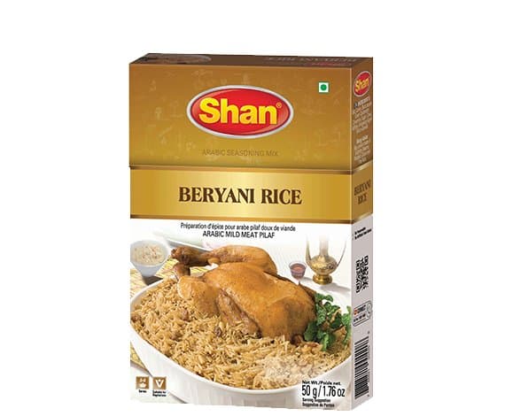 Shan Arabic Biryani Rice Masala 50g - Spices and Herbs