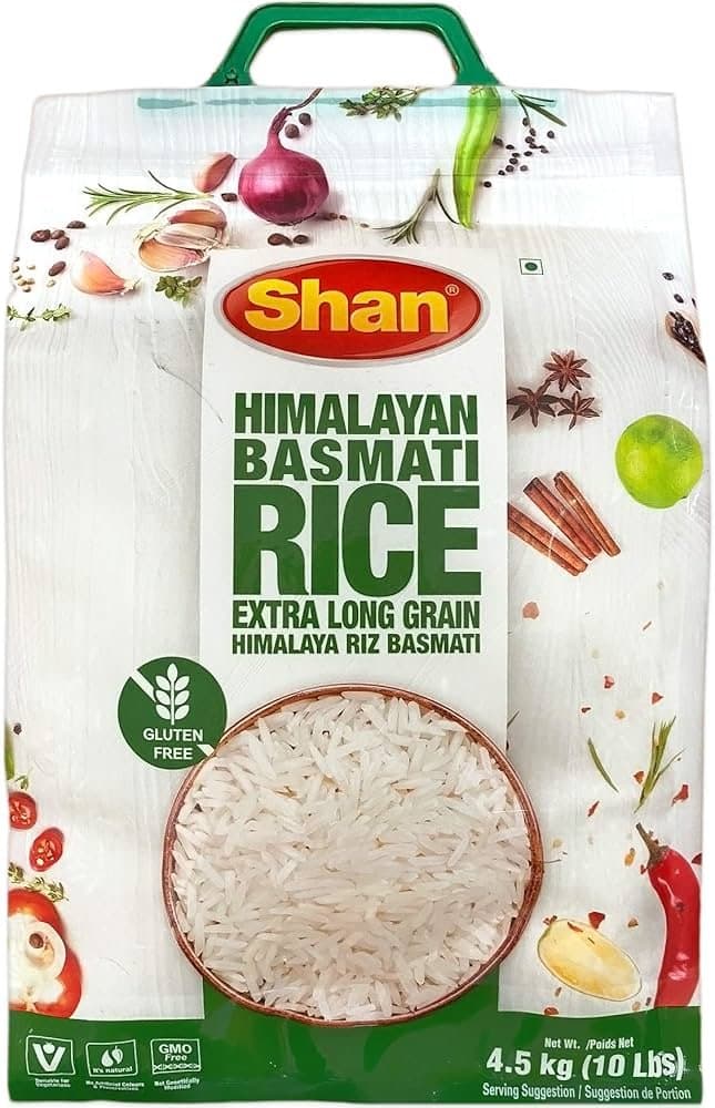 Shan Himalayan Basmati Rice 10lb - Flour & Grains