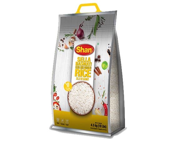 Shan Sella Basmati Rice Premium XL 10lb - Flour & Grains