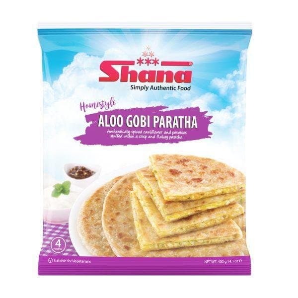 Shana Aloo Gobi Paratha - Frozen