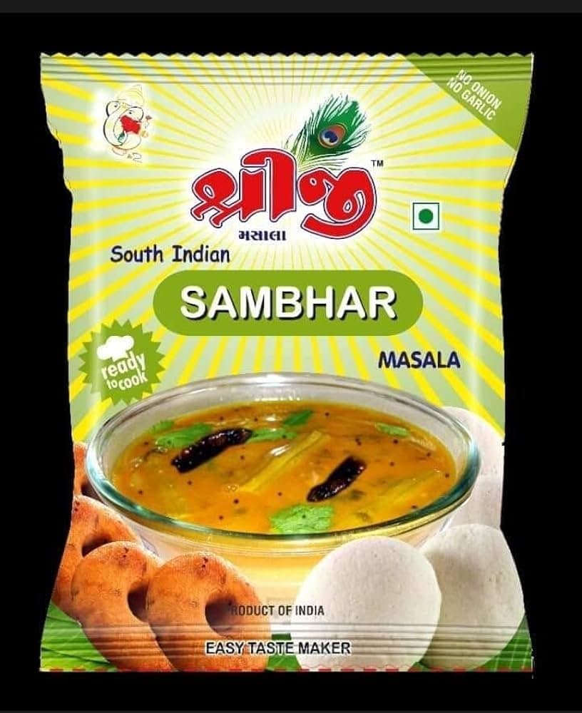 Shreeji Sambhar Masala 50g - Spices and Herbs