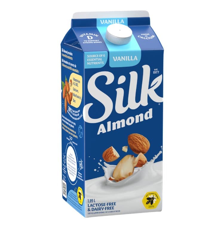 Silk Almond Vanilla Beverage 1.89L - Beverages