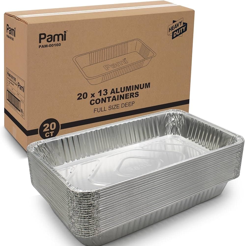 Smart Chef Aluminum Deep Tray 2pcs - Household