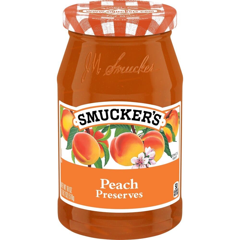 Smucker's Peach Jam 250ml - Condiments