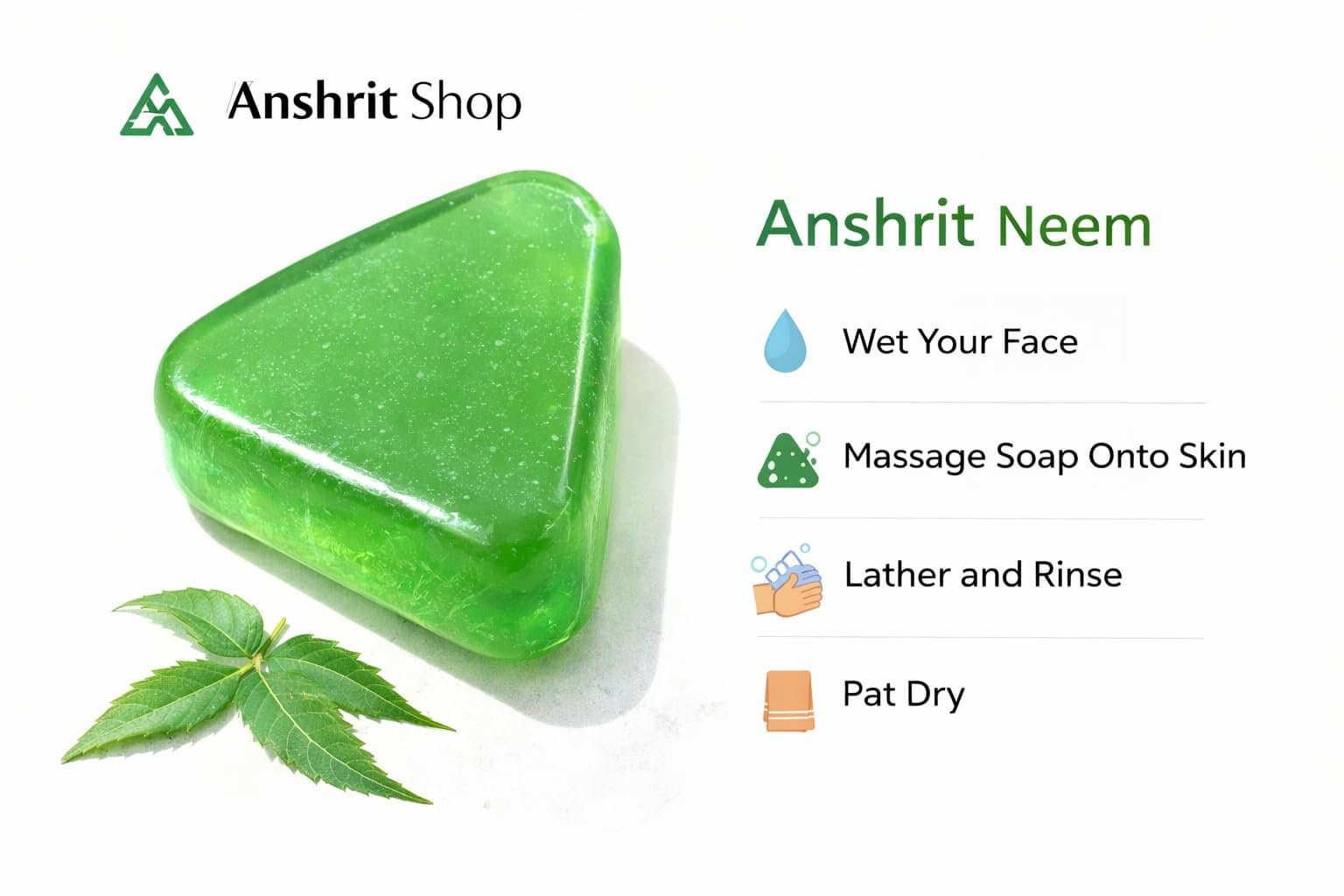 Soap Pat Neem 125g - Health & Care